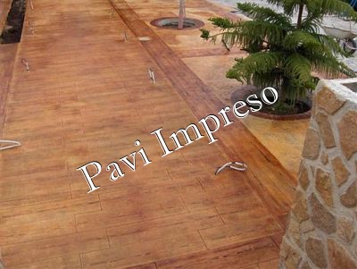 hormigon impreso en madera