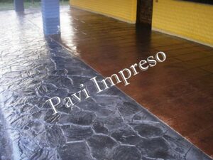 pavimentación hormigón impreso