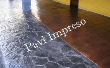 pavimentación hormigón impreso